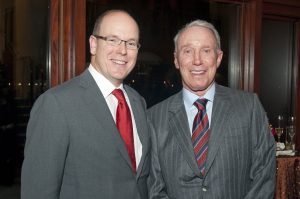 HSH Prince Albert with Jim Kimsey
