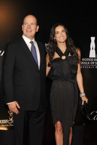 HSH Prince Albert with Demi Moore